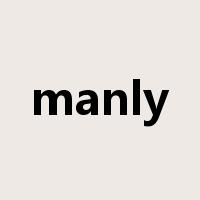 manly是什么意思