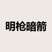 明枪暗箭是什么意思