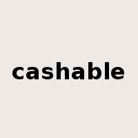 cashable是什么意思