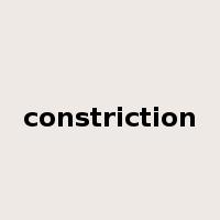 constriction是什么意思