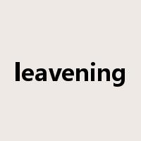 leavening是什么意思