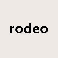 rodeo是什么意思