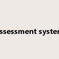 assessment system是什么意思