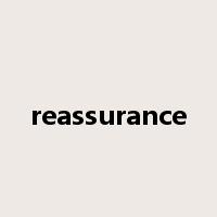 reassurance是什么意思