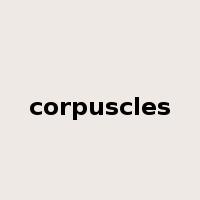 corpuscles是什么意思