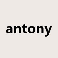 antony是什么意思