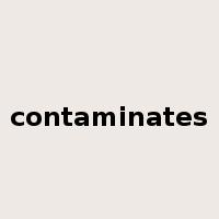 contaminates是什么意思