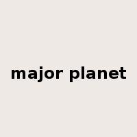 major planet是什么意思