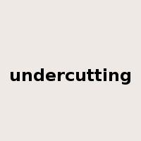 undercutting是什么意思