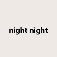 night night是什么意思
