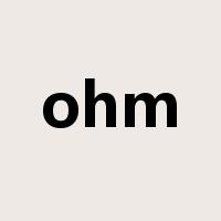 ohm是什么意思