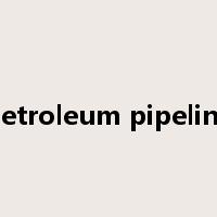 petroleum pipeline是什么意思