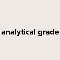 analytical grade是什么意思