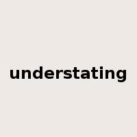 understating是什么意思