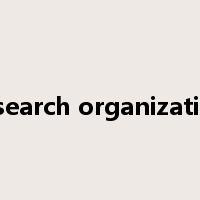 research organization是什么意思