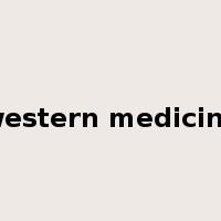 western medicine是什么意思