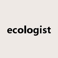 ecologist是什么意思