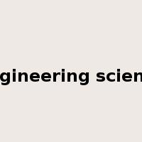 engineering science是什么意思