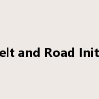 the Belt and Road Initiative是什么意思
