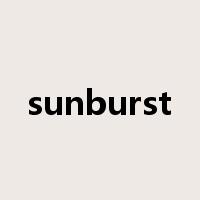 sunburst是什么意思