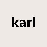 karl是什么意思
