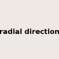 radial direction是什么意思