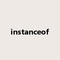 instanceof是什么意思