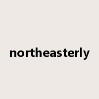 northeasterly是什么意思
