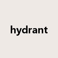 hydrant是什么意思