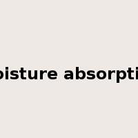 moisture absorption是什么意思