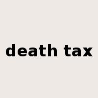 death tax是什么意思