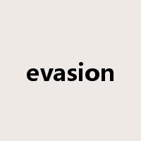 evasion是什么意思
