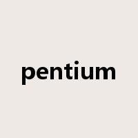 pentium是什么意思