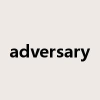 adversary是什么意思
