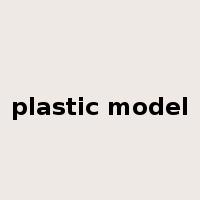 plastic model是什么意思