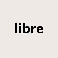 libre是什么意思