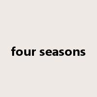 four seasons是什么意思