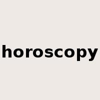 horoscopy是什么意思