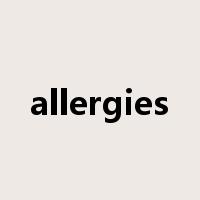 allergies是什么意思