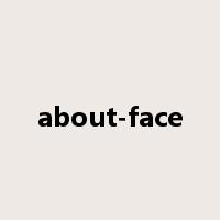 about-face是什么意思