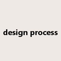 design process是什么意思