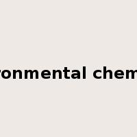 environmental chemistry是什么意思