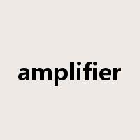 amplifier是什么意思