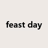 feast day是什么意思