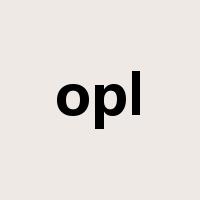 opl是什么意思