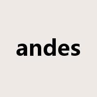 andes是什么意思