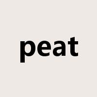 peat是什么意思