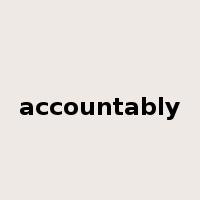 accountably是什么意思