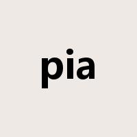 pia是什么意思
