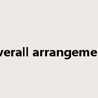 overall arrangement是什么意思